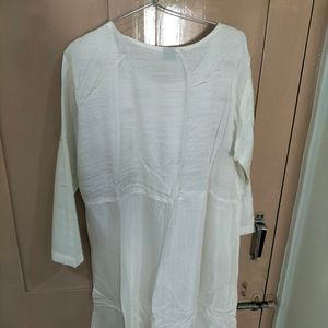 White Long Kurti