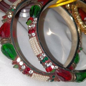 Chudi & Kada Set & Two Pair Of other Bangle