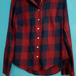 Levis Red n Navy Blue Casual Shirt