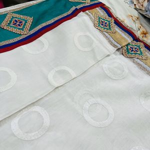 PURE COTTON WITH BRODE BORDER SAREE