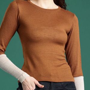 brown sweater