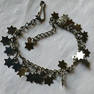 Chain bracelets and  a bangle .