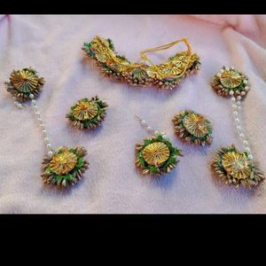 Haldi/mehendi flower set💚💛