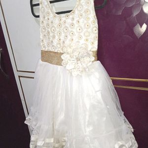 (9month-1.5yr)Fairy White Frock/Gown