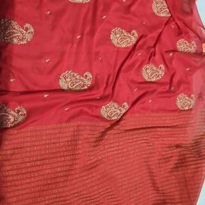 Red Saree