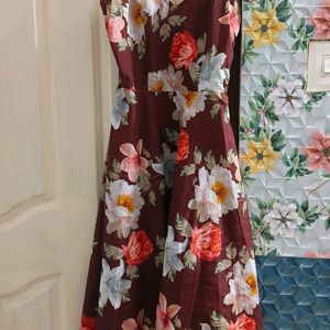 Strappy Floral Print Maxi Dress