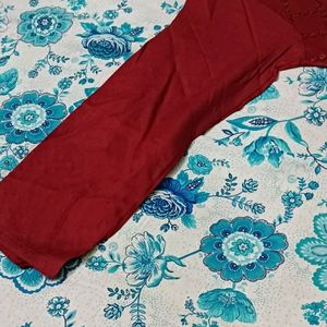 Red/Maroon Straight Kurti