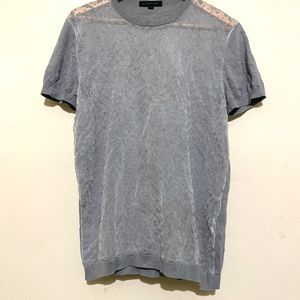 Imported Grey Top By Elle Homme