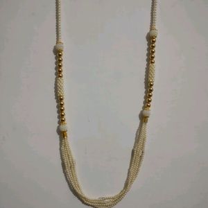 Men's Pearl Necklace for Kurta/Sherwani