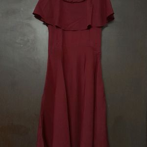 Maroon Dress