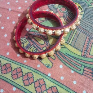 Golden Stone Bangles