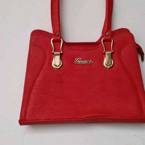 New Red Hand Bag