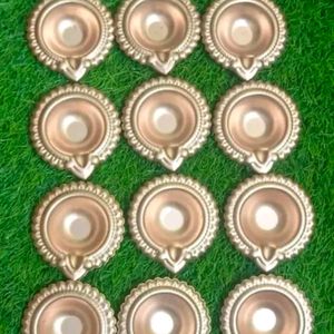 Combo crystal Stand Diya 2 Pcs.Nd 12 Piece Small