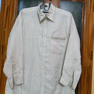 Off White Colour Mens Shirt