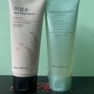 THE FACE SHOP rice Water & Tea Tree Cleanser Combo