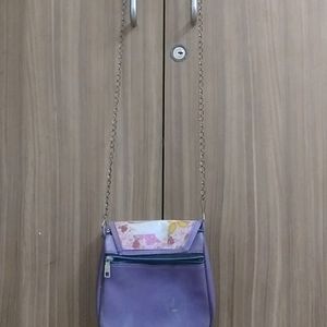 Purple Colour Purse For Girls With Barbie Photo