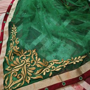 Draped Dupatta