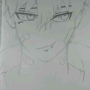 Anime Art gojo/ash/gokuPainting