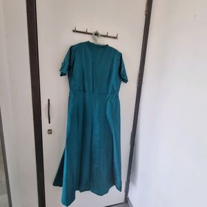 green long kurta