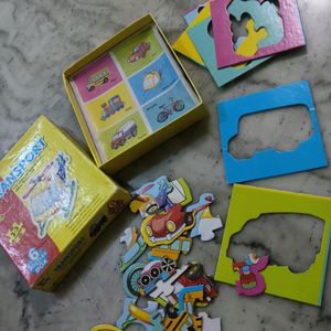 Transport Jigsaw Puzzle For Kids