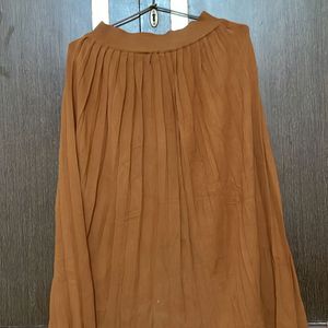 Warm Pleated Skirt