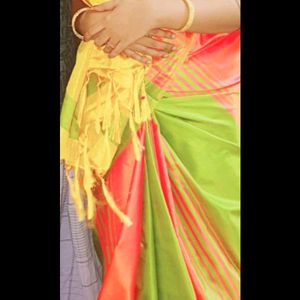 Tissue Silk Saree One Time Used