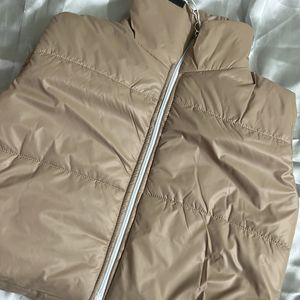 Beige Puffer Jacket