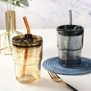 Reusable Sipper Coffee Mug with Leather Sleeve wit