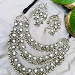 Navratri Special Oxidised Jwellery Set