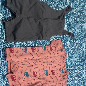 Combo -2 Rompers+ Mustard SeedsPillow For New Born