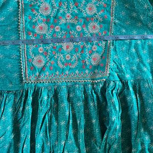 Short Anarkali With Duppta