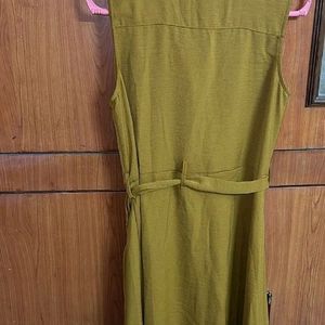 Veromoda Mustard Shirt Model Dress