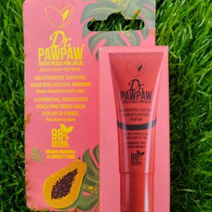 Pawpaw Peach Pink Lip Balm