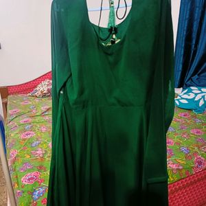 Pretty Green Anarkali Kurta