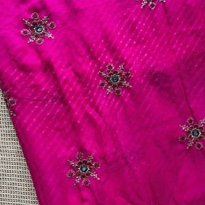 Pure Georgette Lehariya Saree