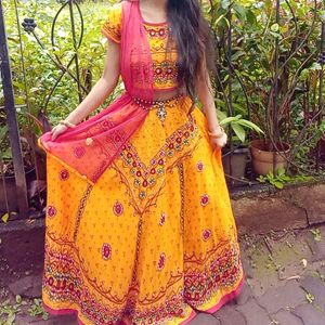 Yellow Chaniya Choli