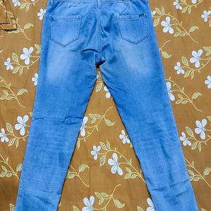 Kraus Women Ice Blue Slim Fit Jeans