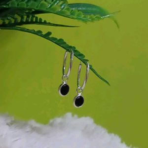 Pure Silver With Black Onyx Bali