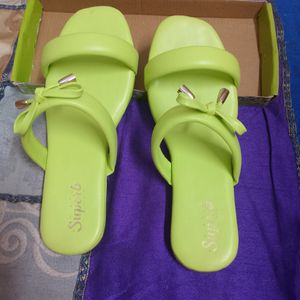 Sandal Slipper Neon Green 💚