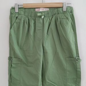 Mint Green Cargo Pant (Girls )