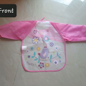 Long Sleeves Waterproof Baby Apron