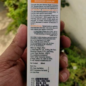 Garnier Serum NEW MRP 619