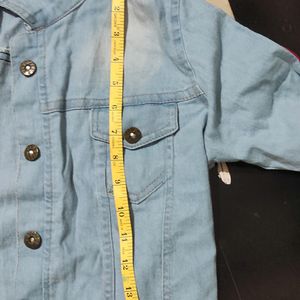 Light Blue Denim Jacket For Women