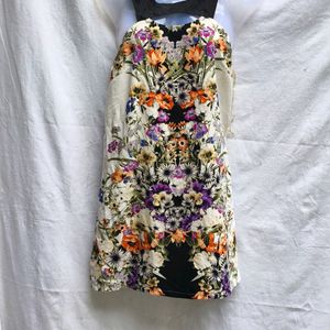 CUTE FLORAL LONG TOP