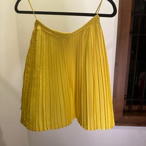 Pleated Strap Top