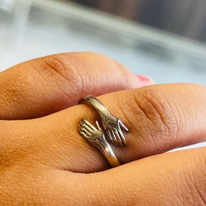 Hug ring 92 Silver