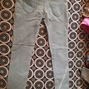 Grey Denim Jeans