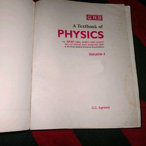 Textbook Of Physics Vol-1