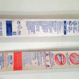 Combo Toothbrush Toothpaste Tonguecleaner Comb