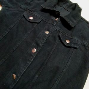 Black Denim Jacket For Women